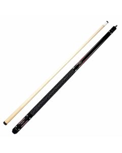 IMPERIAL PRISM 58" TWO PIECE CUE IN BLACK AND RED