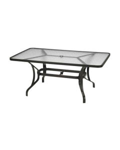 GLASS TABLE 66X40 RECTANGLE