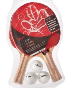 2 PADDLE TABLE TENNIS SET