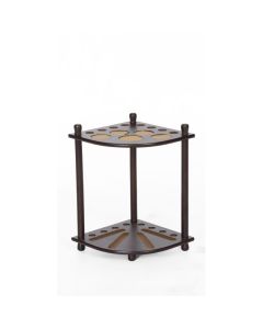 OXFORD CORNER CUE RACK