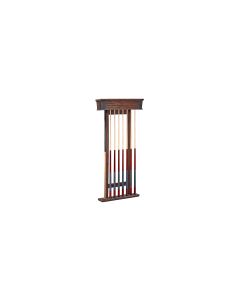 BRUNSWICK CANTON WALL CUE RACK - BLACK FOREST