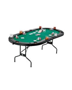 FAT CAT TEXAS HOLD'EM OVAL FOLDING TABLE