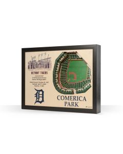 DETROIT TIGERS 25 LAYER 3D STADIUM VIEW