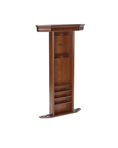 BRUNSWICK HERITAGE WALL CUE RACK - CHESTNUT