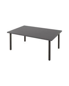 MATRIX 50" X 34" FIREPIT TABLE IN OBSIDIAN AND ROCA
