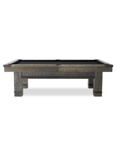 PLANK & HIDE MORSE 8FT POOL TABLE BARNWOOD ELM FINISH