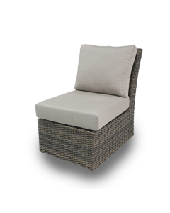 SOL CASUAL NAPA ARMLESS LOUNGE CHAIR IN SPECTRUM DOVE / ANTIQUE GRAY