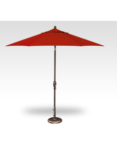 TREASURE GARDEN 9' AUTO TILT UMBRELLA - RED/BRONZE