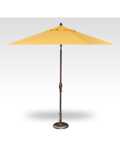 TREASURE GARDEN 9' AUTO TILT UMBRELLA - LEMON/BRONZE