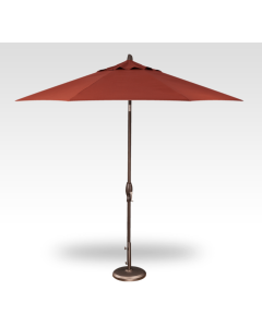 TREASURE GARDEN 9' AUTO TILT UMBRELLA - AUBURN/BRONZE