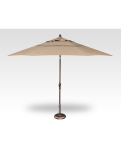 TREASURE GARDEN 11' AUTO TILT UMBRELLA - SAND/BRONZE