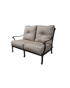 HANAMINT ST AUGUSTINE ESTATE LOVESEAT WITH CUSHIONS